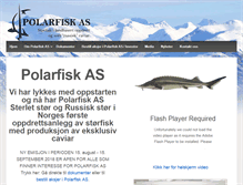Tablet Screenshot of polarfisk.com